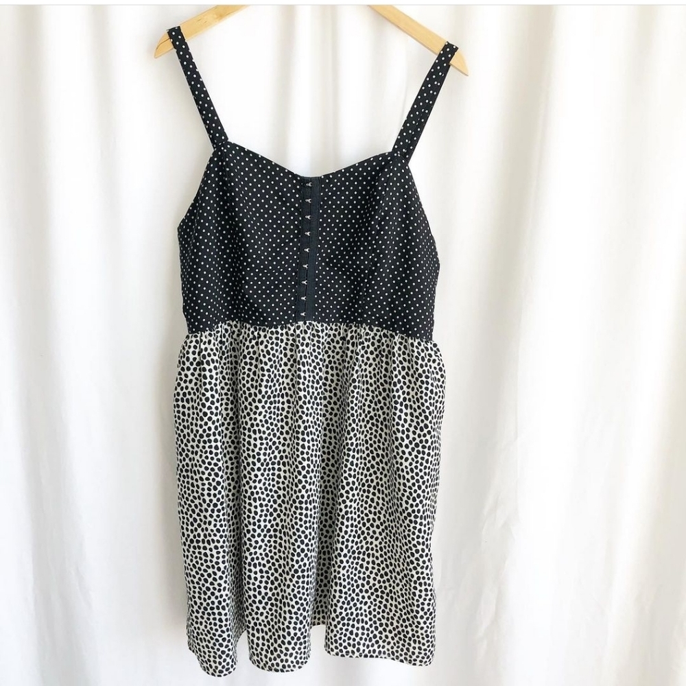 Xhilaration polka dot spaghetti strap dress